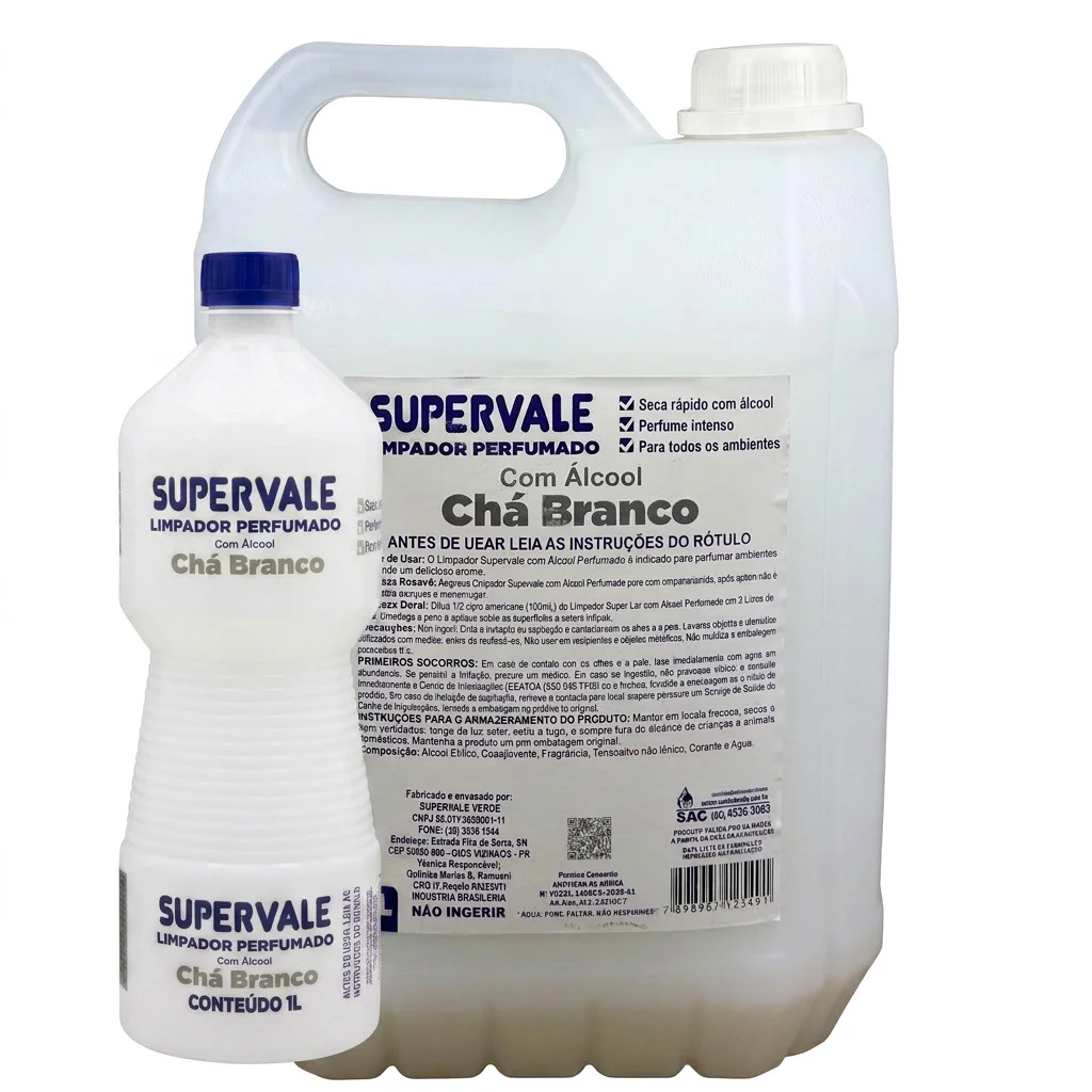 Limpador com Álcool Perfumado - Chá Branco