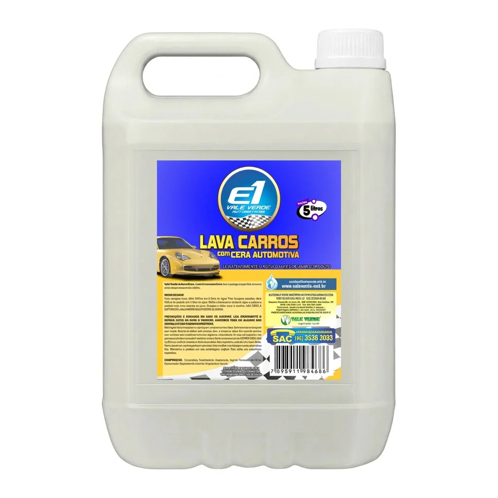 Lava Carros com Cera Automotiva
