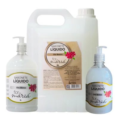 Sabonete Líquido Cristal - Chá Branco