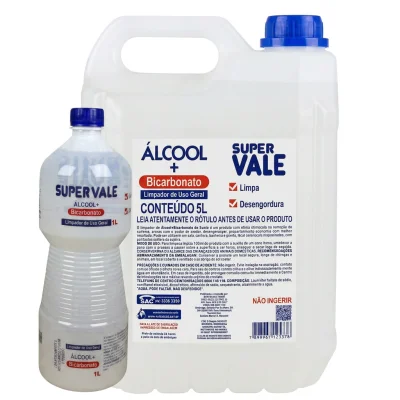 Limpador com Álcool + Bicarbonato