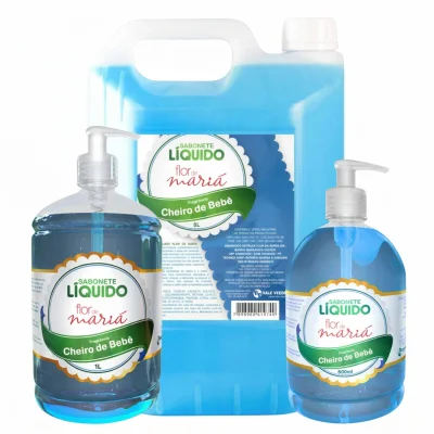 Sabonete Líquido Cristal - Cheiro de Bebê
