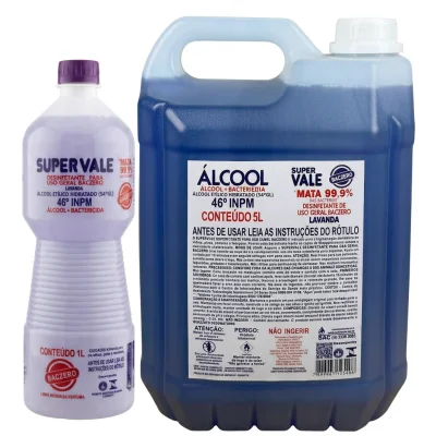Álcool 46° INPM Desinfetante Baczero - Lavanda